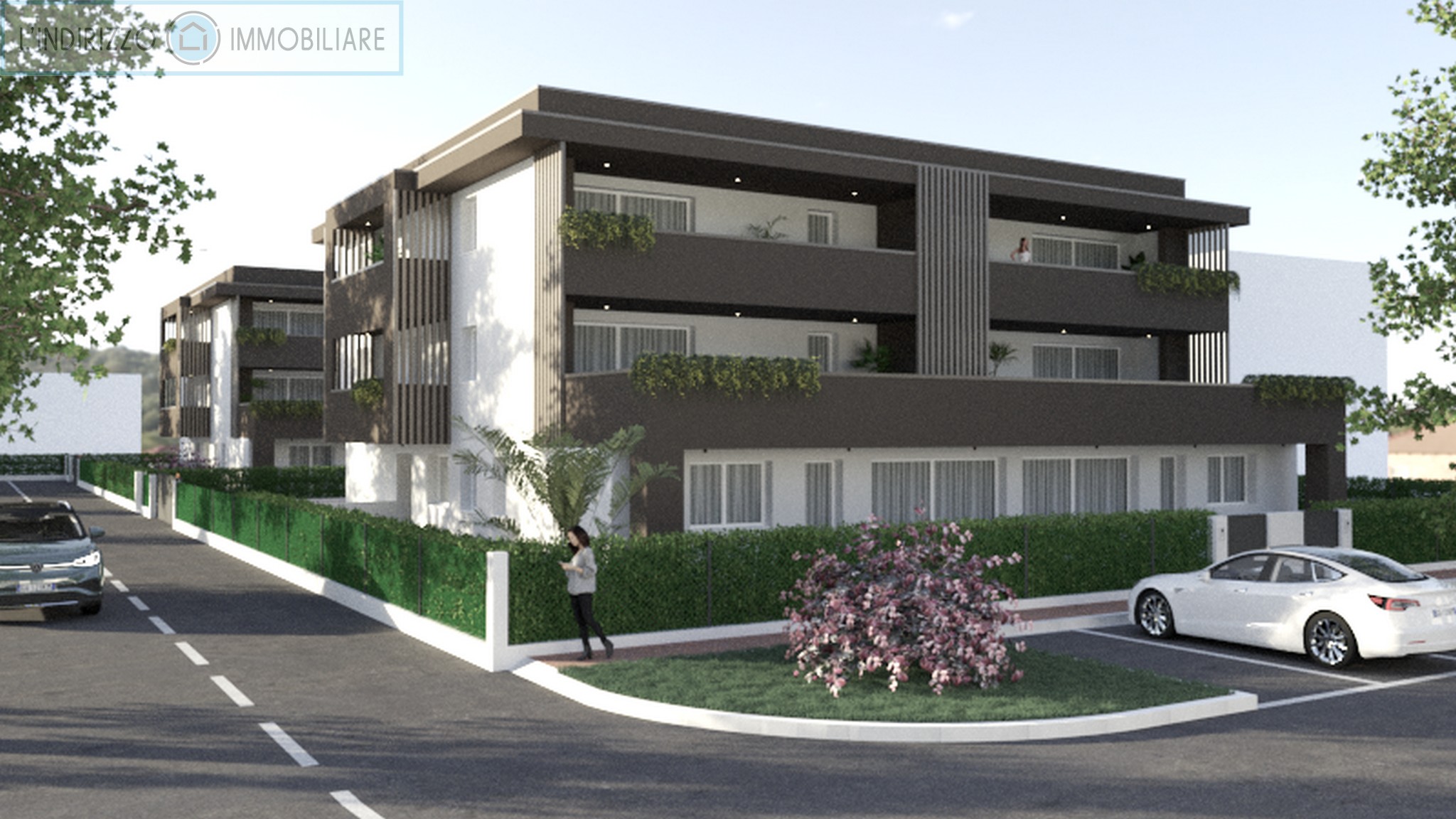 Appartamento in costruzione al piano terra, indipendente e con giardino privato a SCORZE’